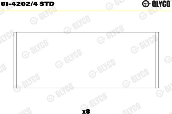 Glyco 01-4202/4 STD - MOTORA GULTŅI