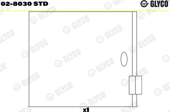 Glyco 02-8030 STD - ROKERA SVIRAS