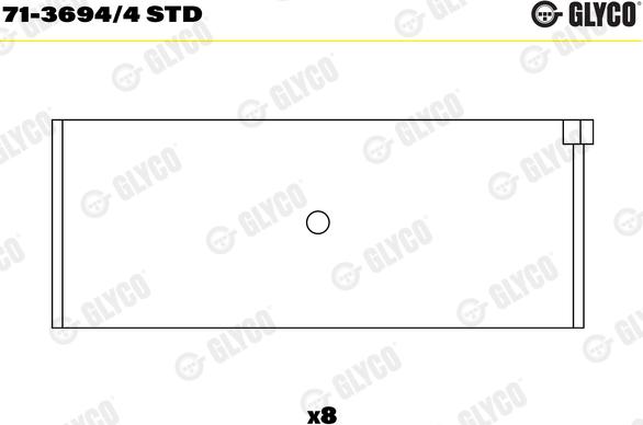 Glyco 71-3694/4STD - AEB4844 STD MOT