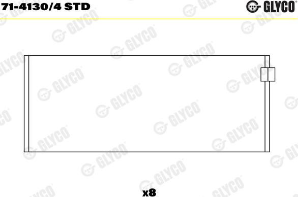 Glyco 71-4130/4 STD - AEB92843 STD
