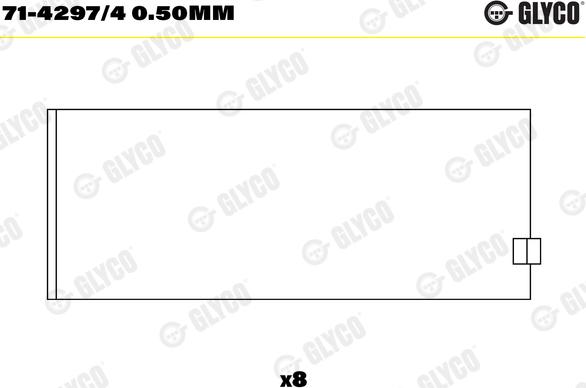Glyco 71-4297/4 0.50mm - KLAŅA