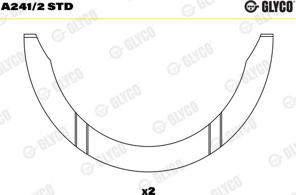 Glyco A241/2 STD - AEW2405 STD