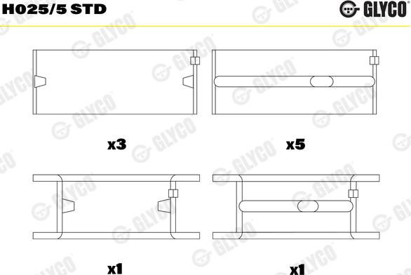 Glyco H025/5 STD - AEM5526 STD
