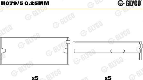 Glyco H079/5 0.25MM - MOTORA