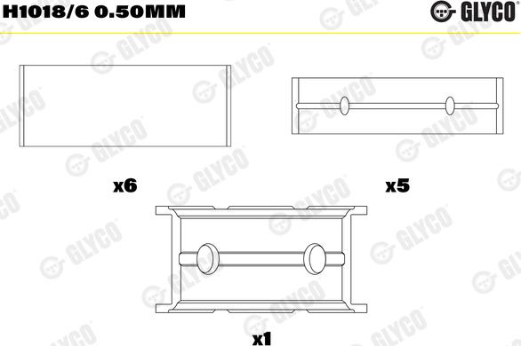 Glyco H1018/6 0.50MM - KLOĶVĀRPSTAS