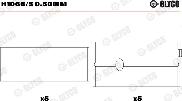 Glyco H1066/5 0.50mm - KLOĶVĀRPSTAS