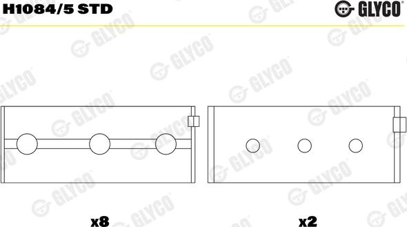 Glyco H1084/5 STD - AEM92193 STD
