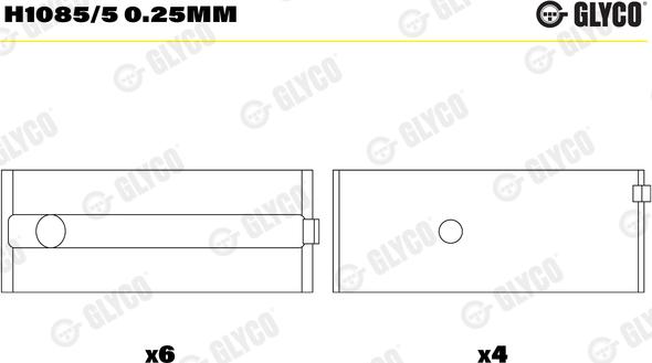 Glyco H1085/5 0.25MM - KLOĶVĀRPSTAS