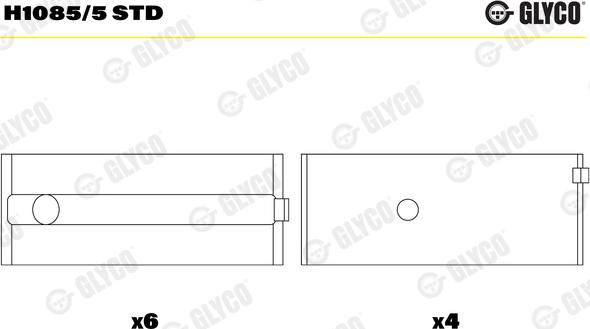 Glyco H1085/5STD - MOT. GULTŅI H1085-5