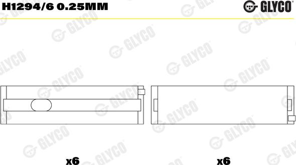 Glyco H1294/6 0.25MM - KLOĶVĀRPSTAS