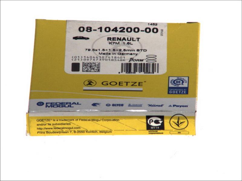 Goetze 08-104200-00 - 79.50 GREDENI