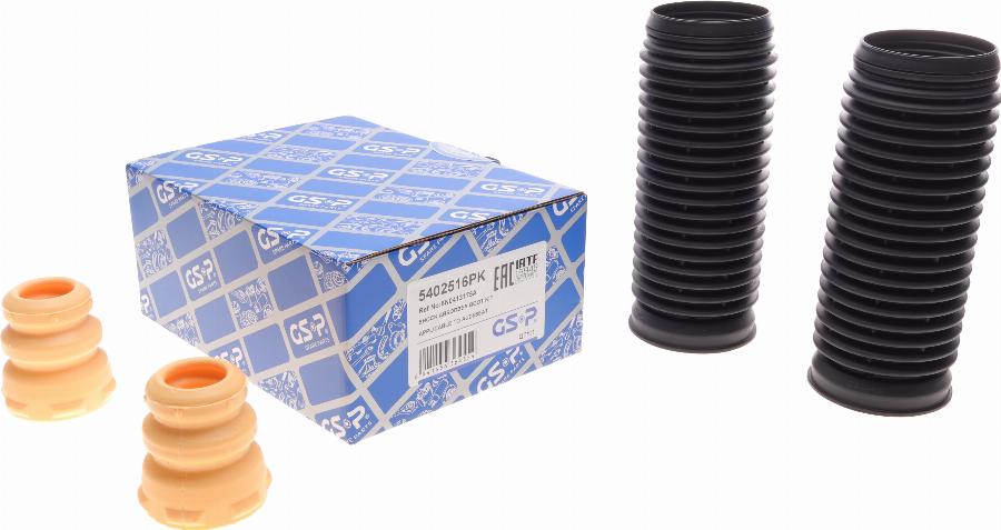 GSP 5402516PK - Putekļu aizsargkomplekts, Amortizators
