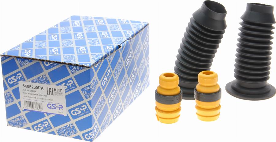 GSP 5405200PK - Putekļu aizsargkomplekts, Amortizators