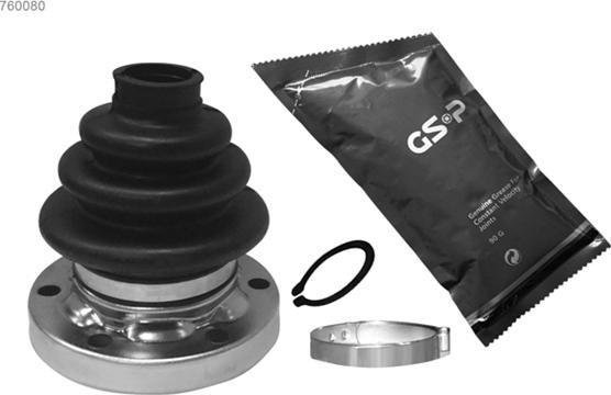GSP 760080 - Putekļusargs, Piedziņas vārpsta