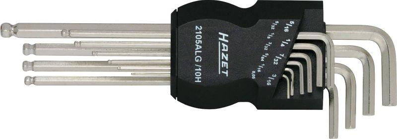 HAZET 2105ALG/10H - L-VEIDA ATSLĒGU KOMPL