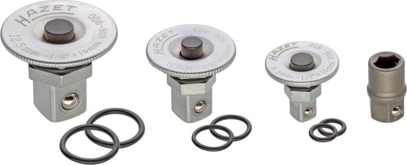 HAZET 606/4SPC - SPRŪDATSLĒGU ADAPTERU KOMPL