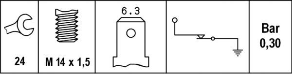 HELLA 6ZL 003 259-171 - Auto
