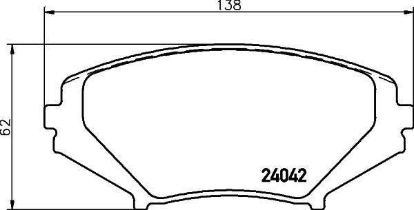 HELLA 8DB 355 010-881 - Bremžu