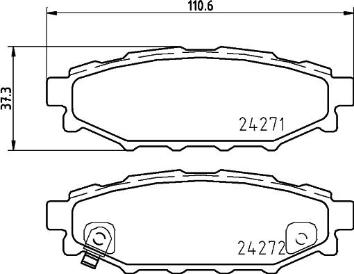 Brembo P 78 020 - Bremžu