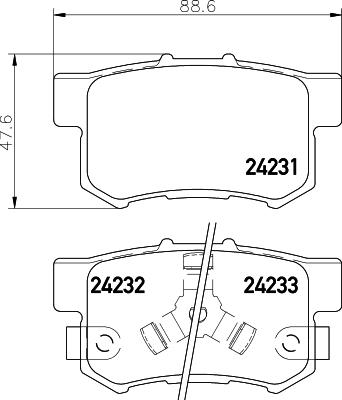 Brembo P 28 051 - Bremžu