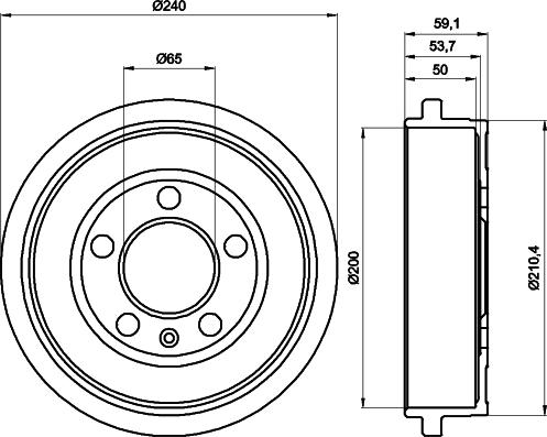 HELLA 8DT 355 300-371 - Auto