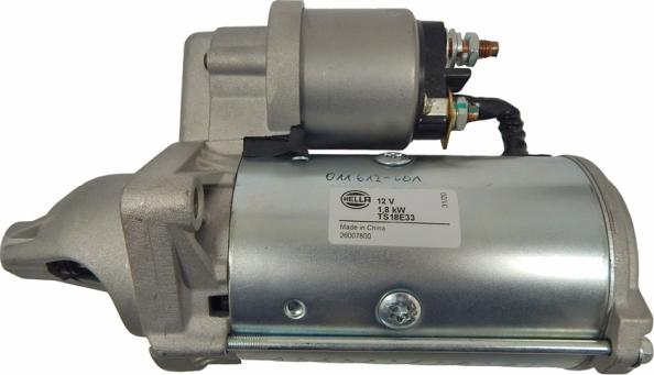 HELLA 8EA 011 612-601 - Starteris