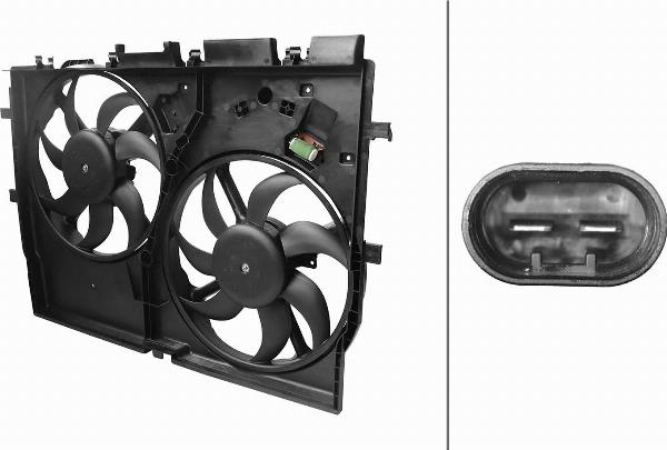 HELLA 8EW 366 420-181 - Ventilators