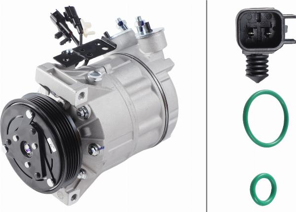 HELLA 8FK 366 200-301 - Kompresors