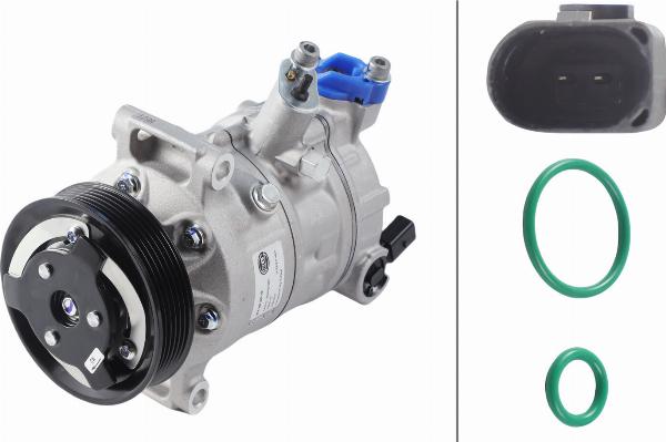 HELLA 8FK 366 200-491 - Kompresors