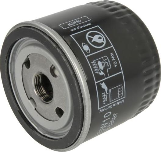 Hengst Filter H10W10 - Eļļas filtrs