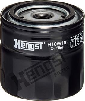 Hengst Filter H10W18 - Eļļas filtrs