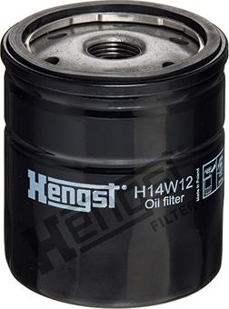 Hengst Filter H14W12 - Eļļas filtrs