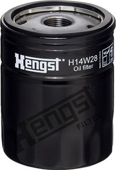 Hengst Filter H14W28 - Eļļas filtrs