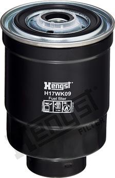 Hengst Filter H17WK09 - Degvielas filtrs