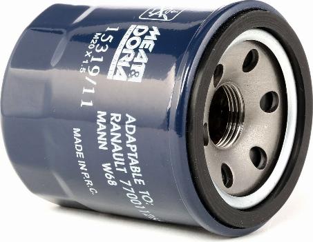 Mann-Filter W68 - Eļļas filtrs