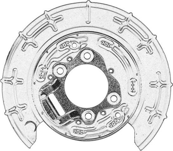 KIA-HYUNDAI 582521H000 - Dubļu sargs, Bremžu