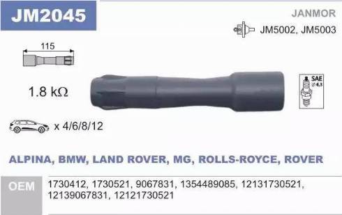 Janmor JM2045 - Auto Part