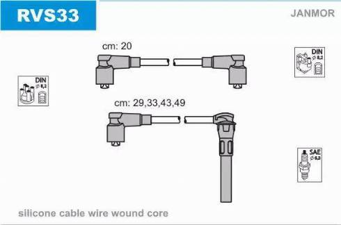 Janmor RVS33 - Auto Part