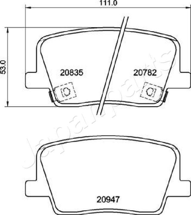 Japanparts PP-S03AF - Auto Part