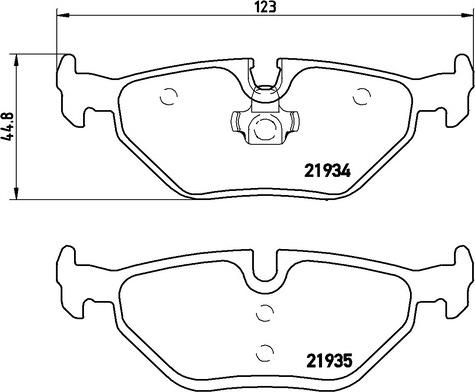 HELLA 8DB 355 008-761 - Bremžu