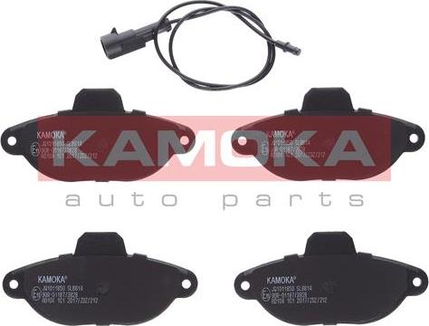Kamoka JQ1011850 - Bremžu uzliku kompl