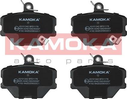 Kamoka JQ101342 - Bremžu uzliku kompl