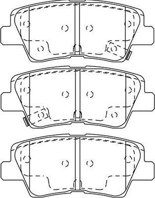 Kavo Parts KBP-3025 - Bremžu uzliku