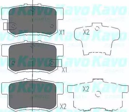 Kavo Parts KBP-2009 - Bremžu uzliku