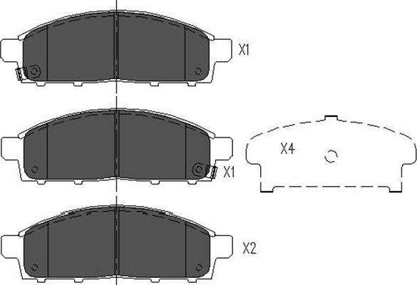 Kavo Parts KBP-5520 - Bremžu uzliku