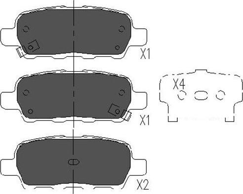 Kavo Parts KBP-6517 - Bremžu uzliku