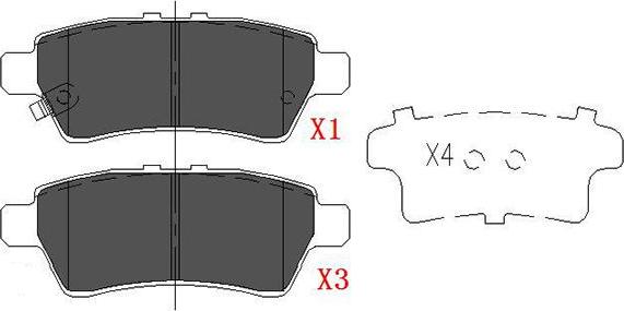 Kavo Parts KBP-6575 - Bremžu uzliku