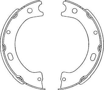Kavo Parts KBS-7420 - Bremžu loku