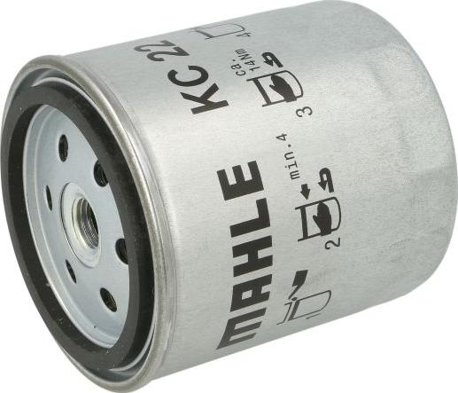 KNECHT KC 22 - Degvielas filtrs