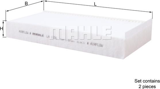 KNECHT LA 1156/S - Auto Part